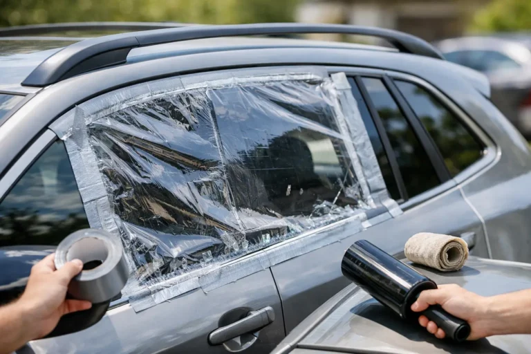 Broken Car Window Temporary Fix Tips