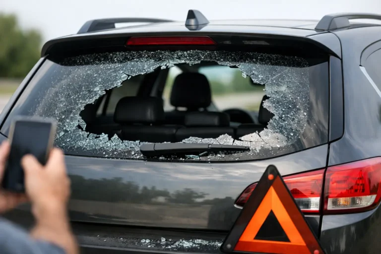 Rear Windshield Shattered - What to Do Fast
