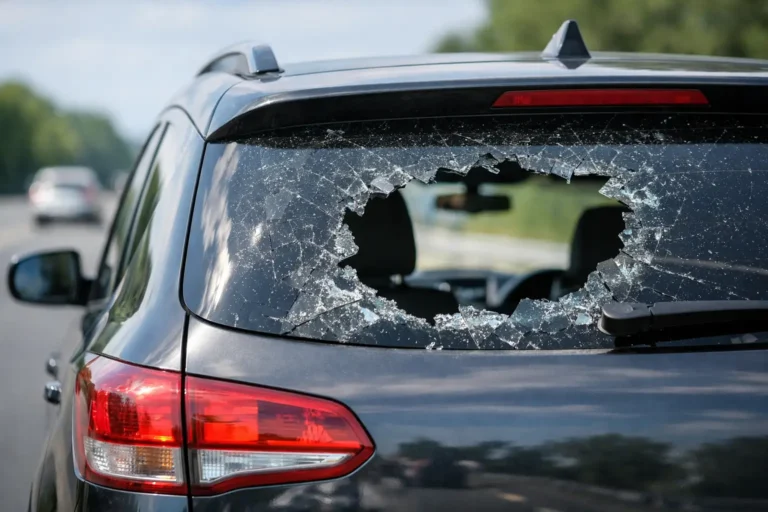 Is Driving With Broken Rear Glass Safe?