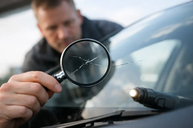 How to Spot Windshield Stress Cracks Early